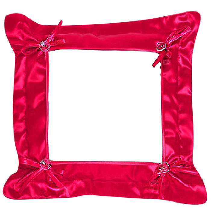 Подушка сублимационная с наволочкой (Розовая) 32х32см