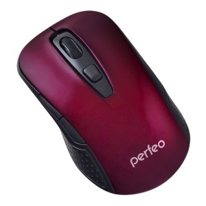 Мышь беспров Perfeo PF-966-RD CLICK USB красный 4кнопки