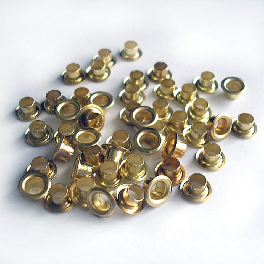 Люверсы золото d 4 mm 1000 шт