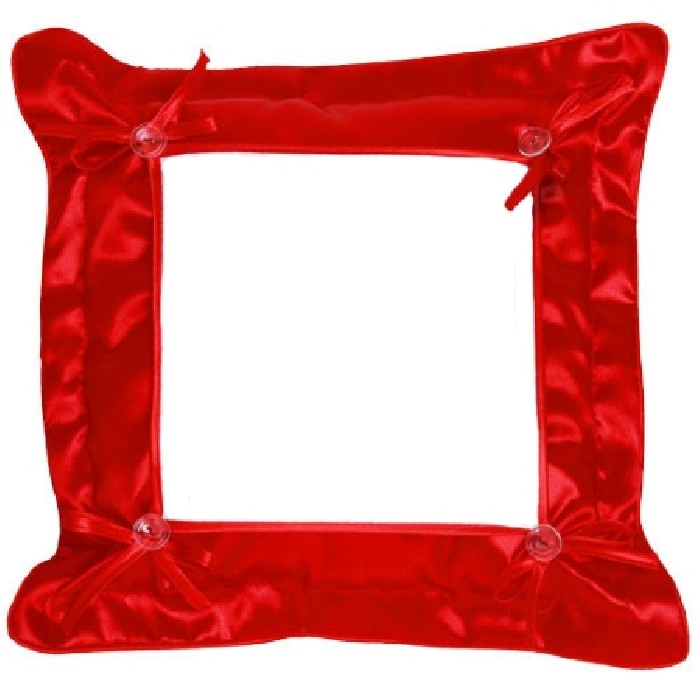 Подушка сублимационная с наволочкой (Красная) 32х32см
