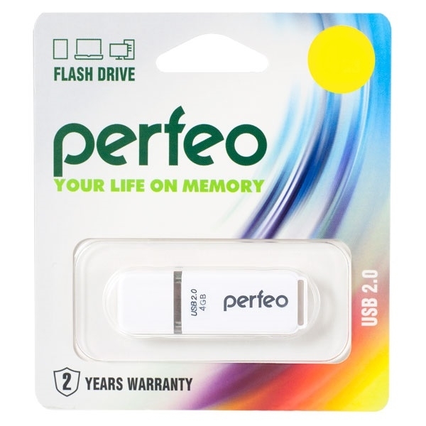 Flash Drive 32GB Perfeo C01 White