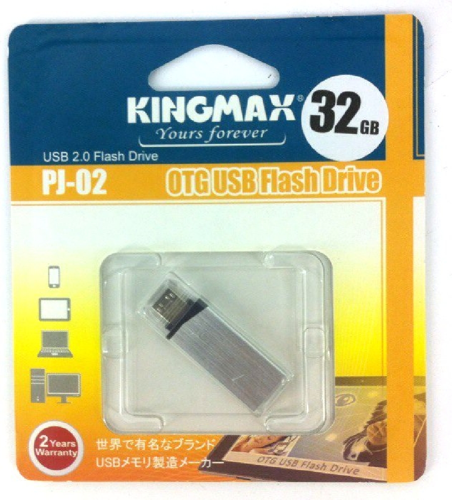 Flash Drive 32GB Kingmax PJ-02 silver