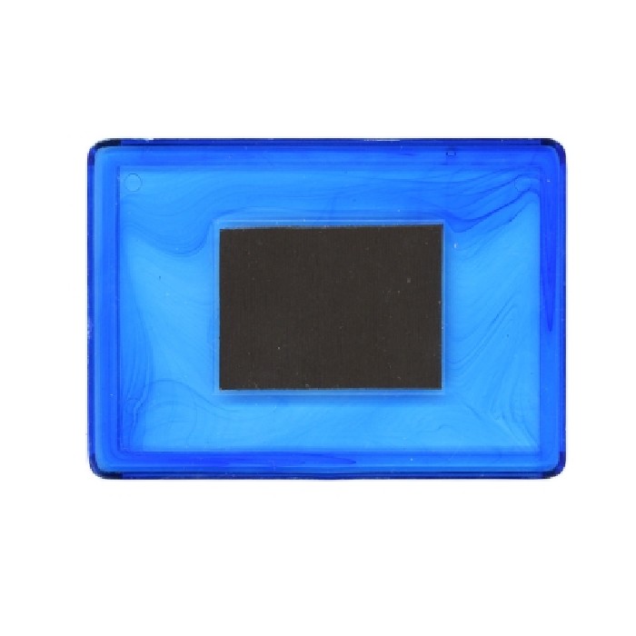Фото-магнит прямоугольник синий (25шт в упак.) 52х77 мм