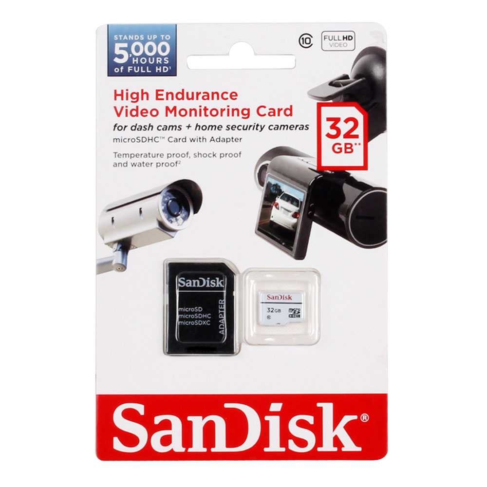 Micro SDHC 32 GB Sandisk class10 UHS-I U3 for Home Security Cameras
