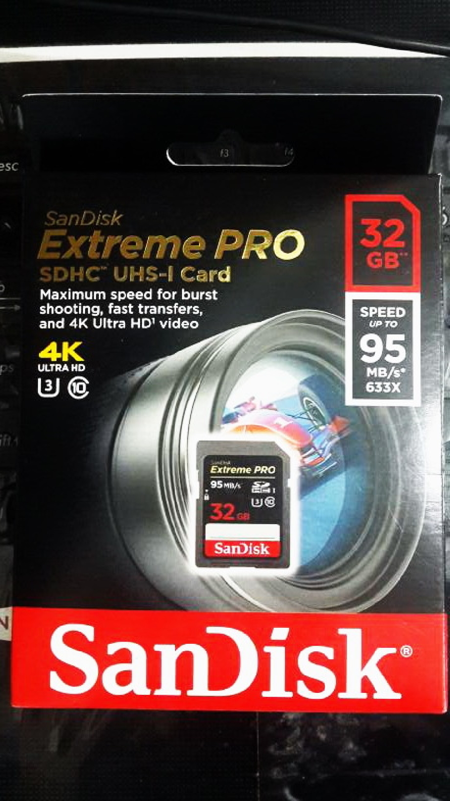 SDHC 32 GB Sandisk class10 Extra Pro-95Mb/s