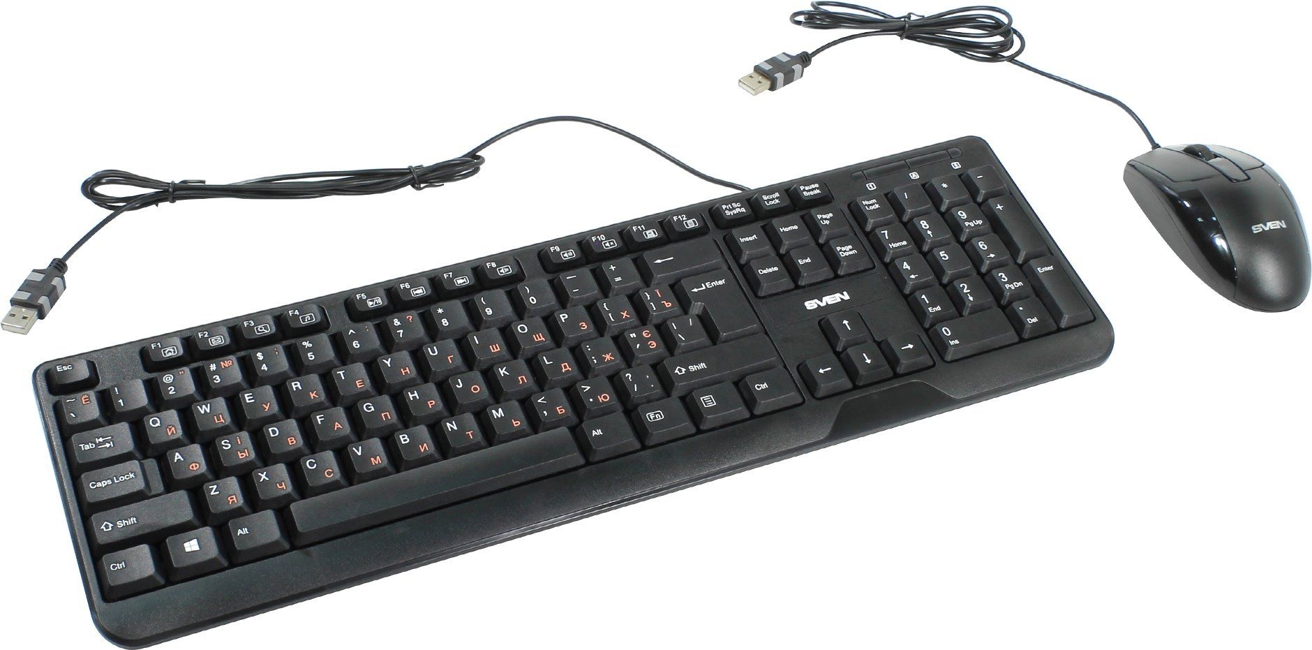 Клавиатура + мышь SVEN Base 300 combo USB black