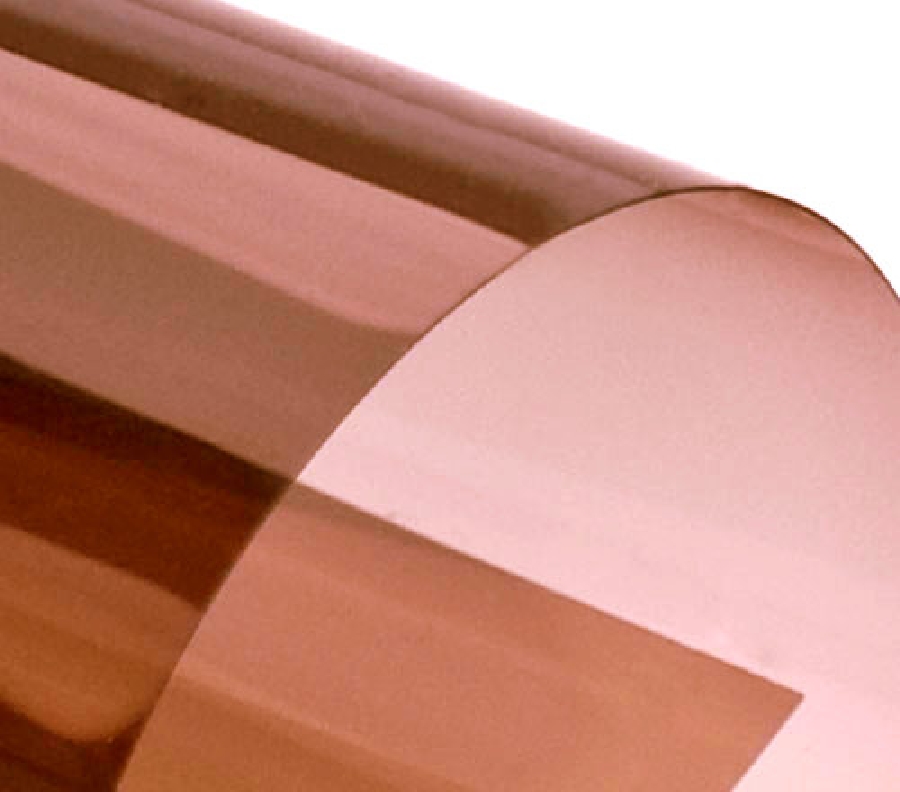 Обложки пластиковые тонированные, коричневые, А4 180 мкр Peach