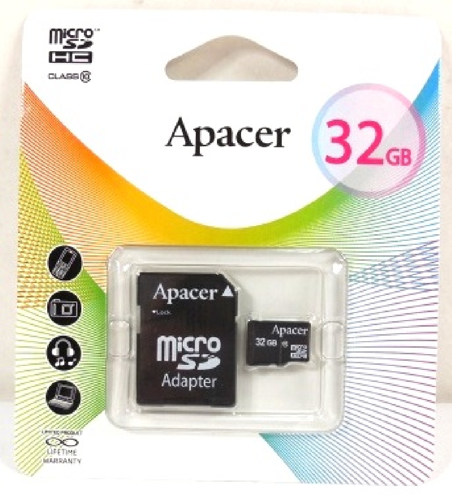 Micro SDHC 32 GB Apacer Class 10