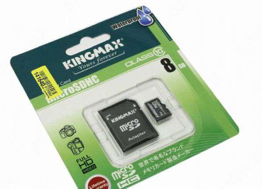 Micro SDHC 8 GB Kingmax Class 10