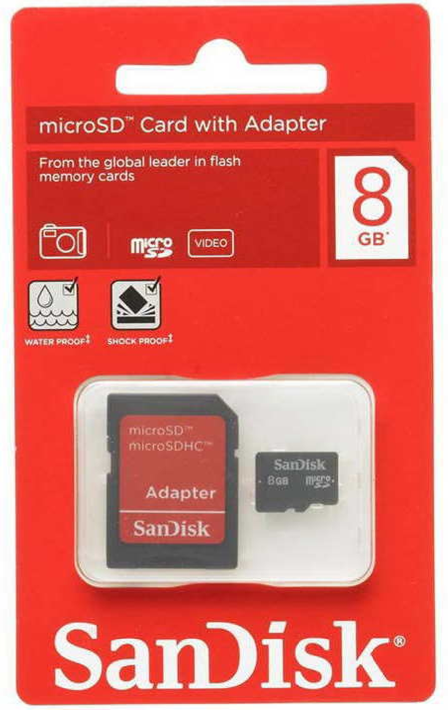 Micro SDHC 8 GB Sandisk Class 4