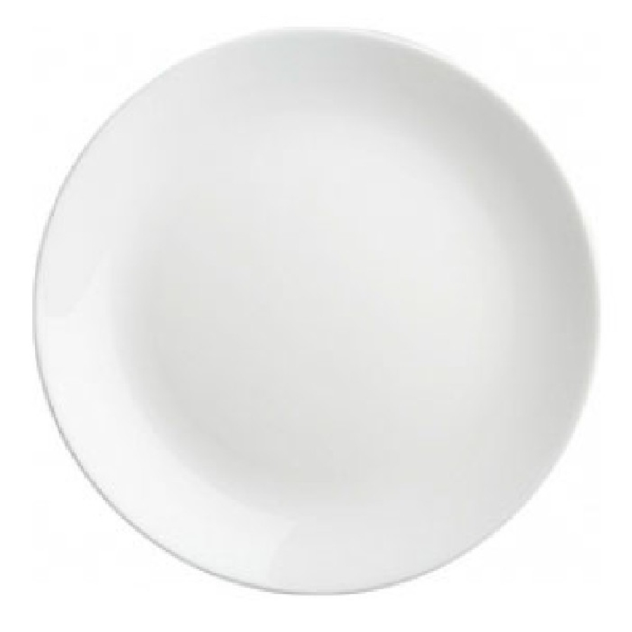 Тарелка для сублимации, белая, фарфоровая d=19см