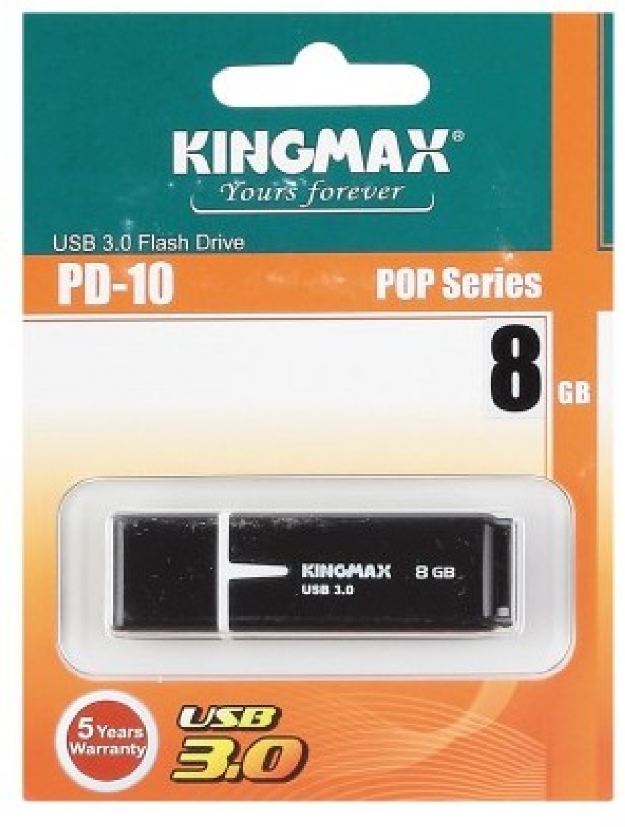 Flash Drive 8GB Kingmax PD-10 Black