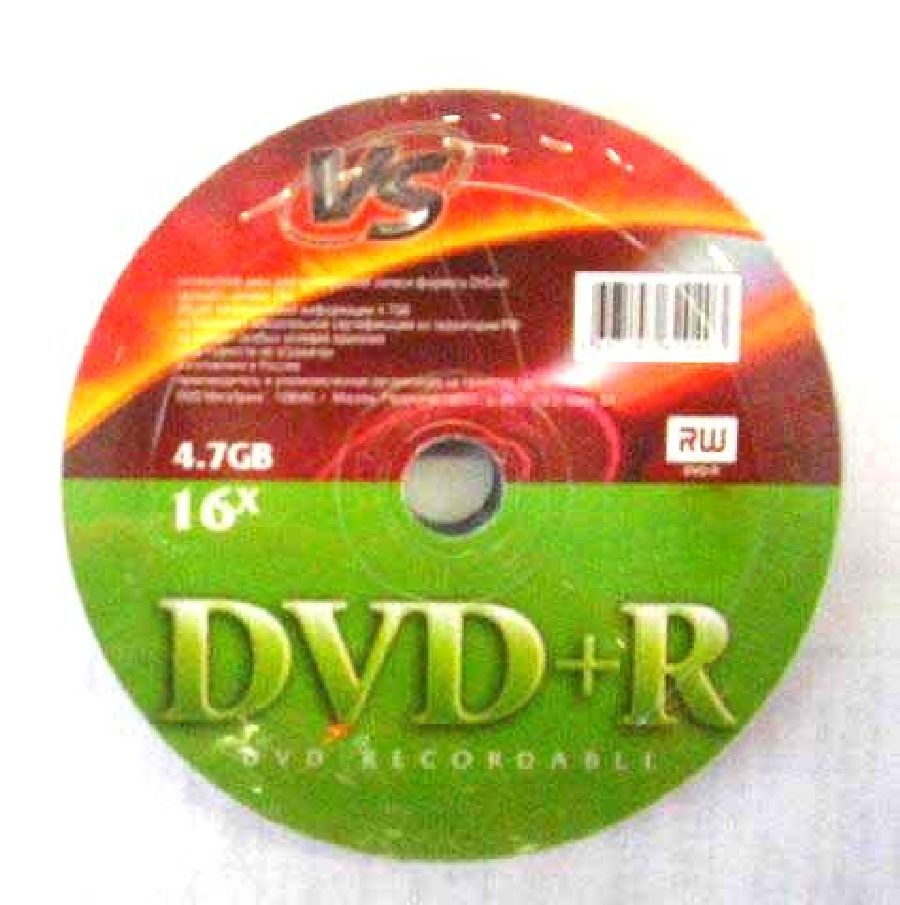 DVD+R  (25) 4.7GB VS 16x Shrink