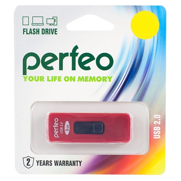 Flash Drive 16GB Perfeo S05 Red 3.0