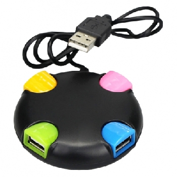 USB-хаб Perfeo PF-VI-H020 Black
