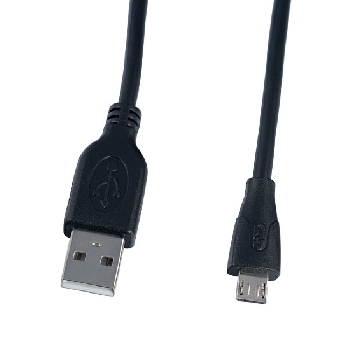 Мультимедийный кабель USB2.0 A вилка — Micro USB вилка U4002 (Perfeo) 1.0 м