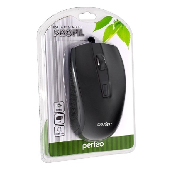 Мышь USB Perfeo PF-383-ОР-BL черный