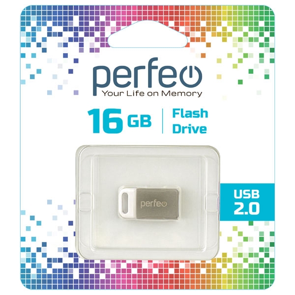 Flash Drive 16GB  Perfeo M05 Metal series