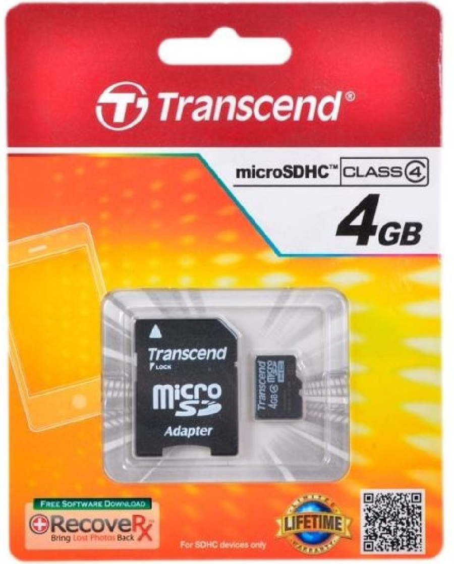 Micro SDHC 4 GB Transend Class 4