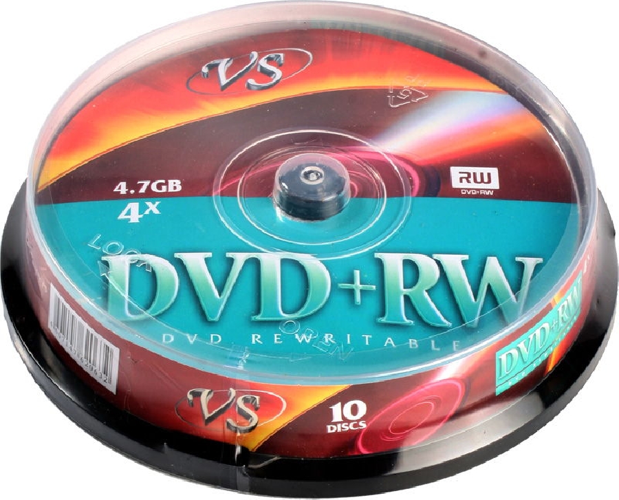 DVD+RW  (10) 4.7GB VS Cake