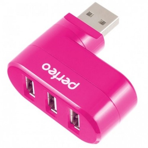 USB-хаб Perfeo PF-VI-H024 Pink