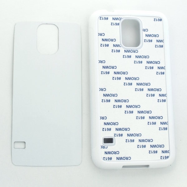 2D Чехол силиконовый для Samsung Galaxy Note 4 белый (со вставкой под сублимацию)