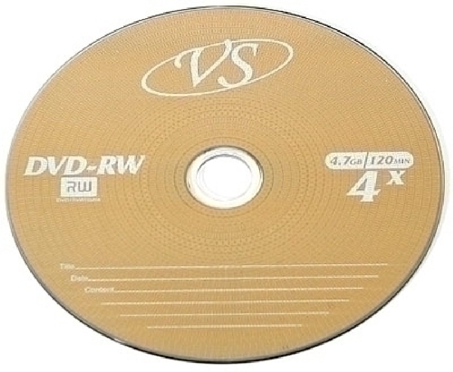 DVD-RW  (5) 4.7GB VS SL