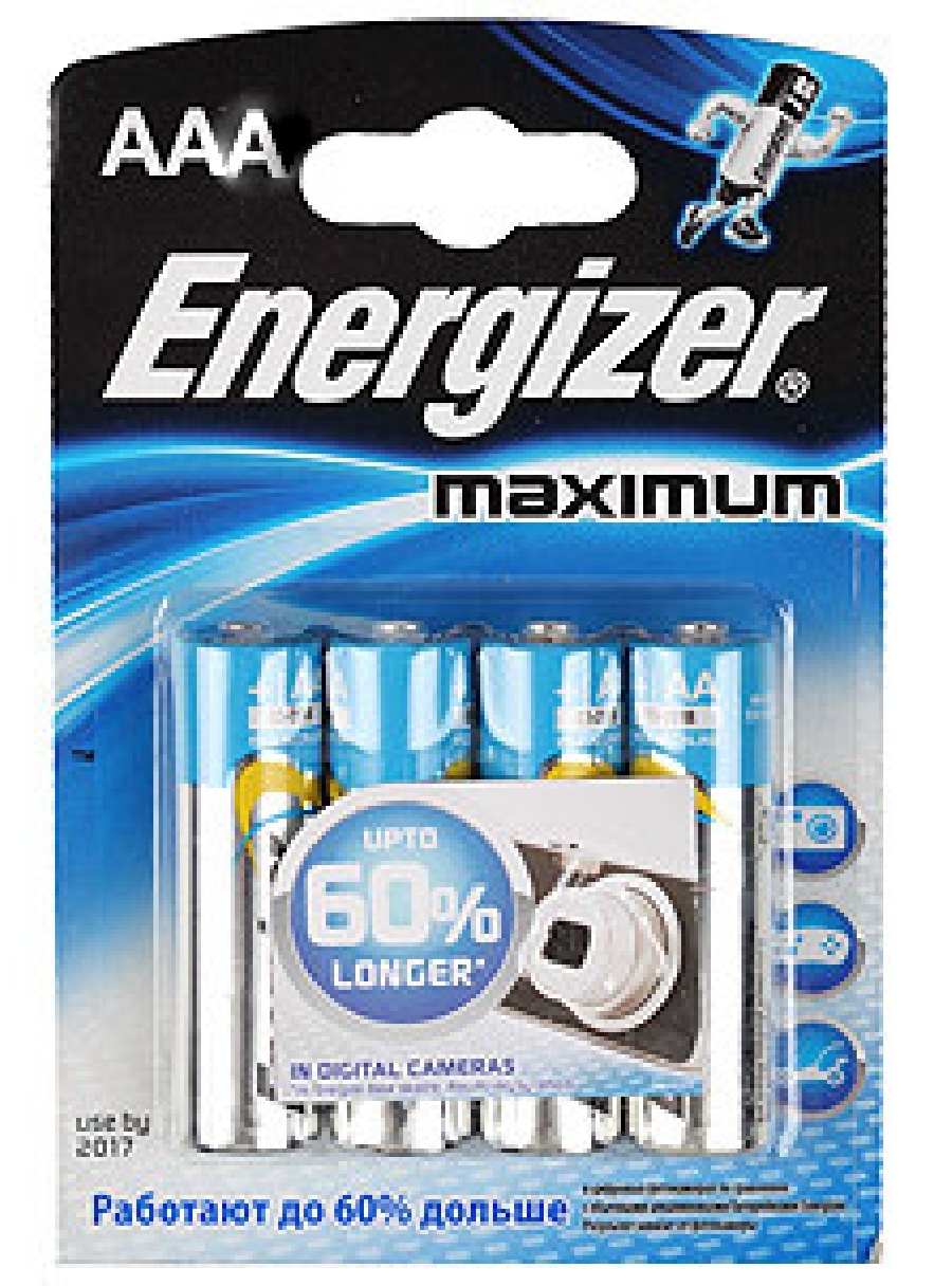 Батарейка Energizer LR03-4BL Maximum