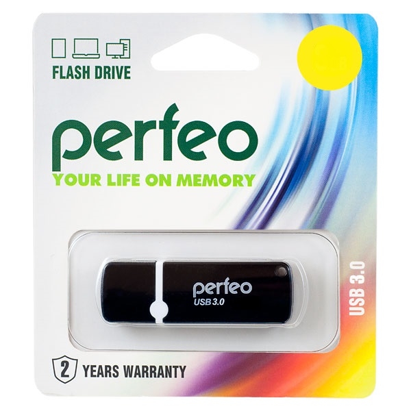 Flash Drive 16GB Perfeo C08 Black 3.0