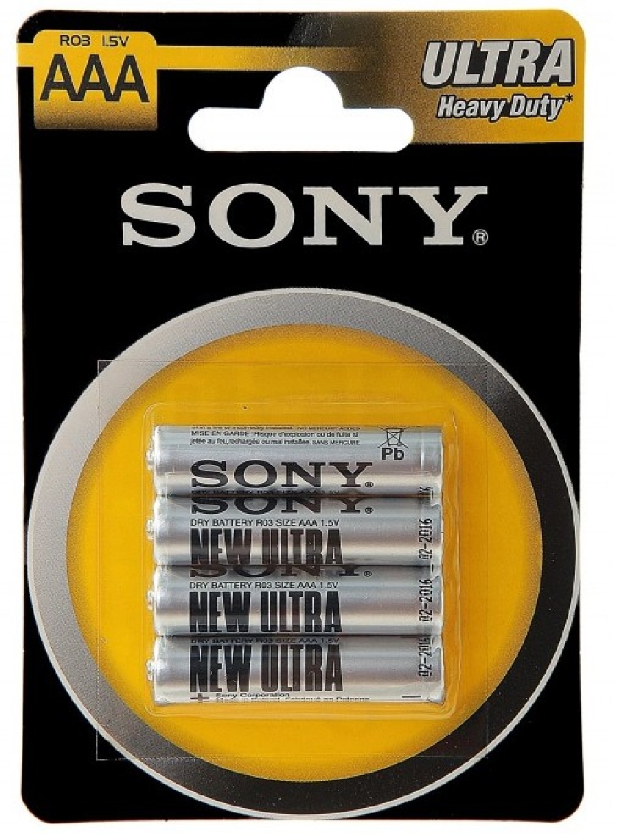 Батарейка Sony R03 4BL