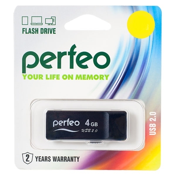 Flash Drive 8GB Perfeo R01 Black