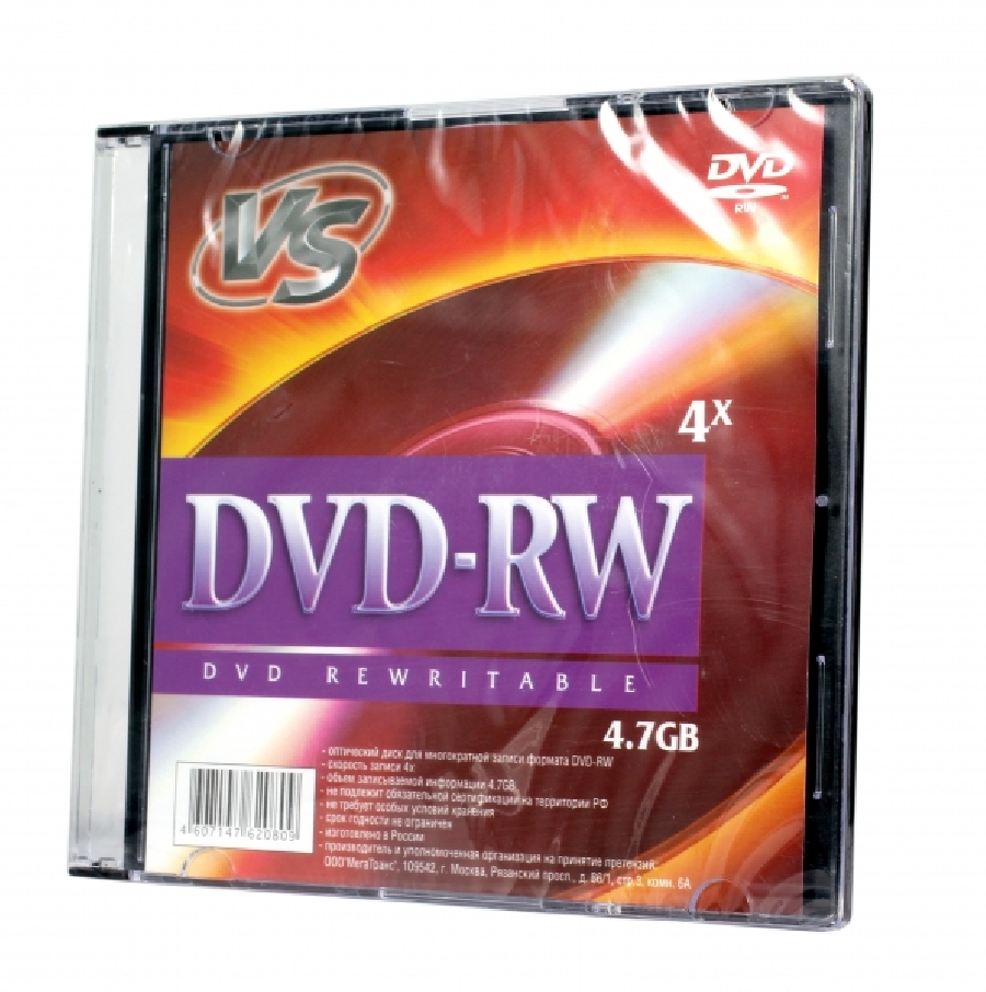 DVD-RW  (1) 4.7GB VS SL