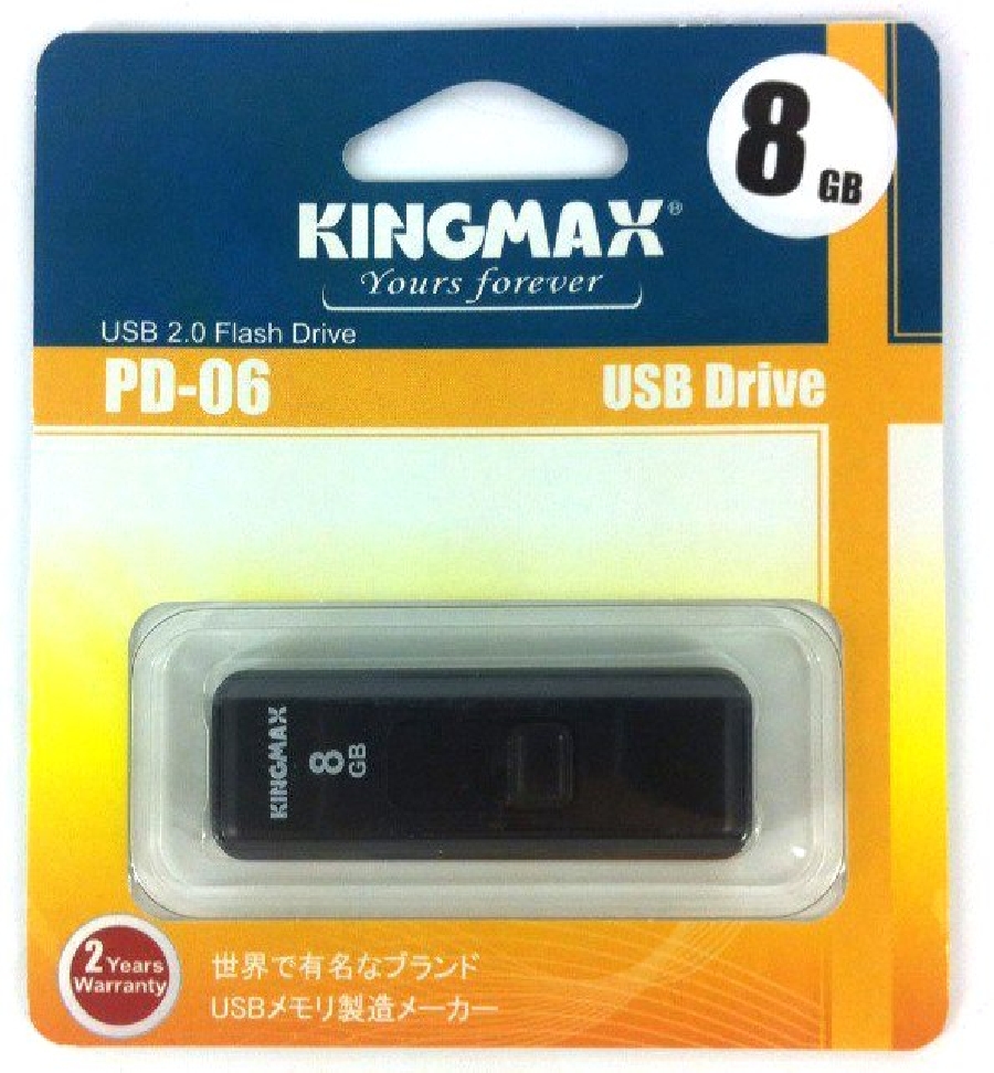 Flash Drive 8GB Kingmax PD-06 black