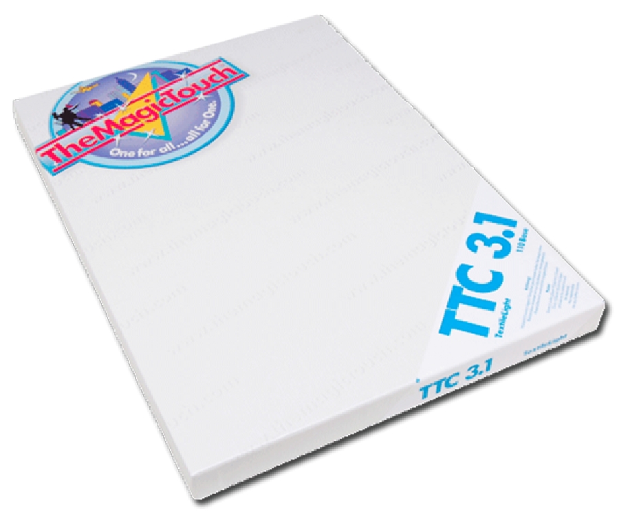 Термобумага TTC 3.1 A4  100листов THE MAGIC TOUCH Термотрансферная бумага для переноса изображений на светлую тканевую поверхность