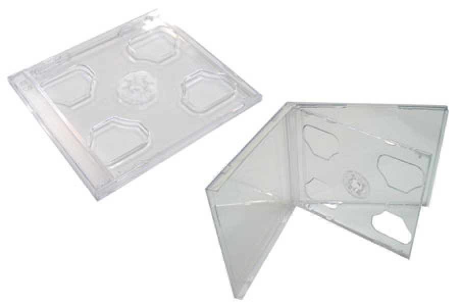 BOX 2CD SLIME (пластик) 10.4 мм Clear