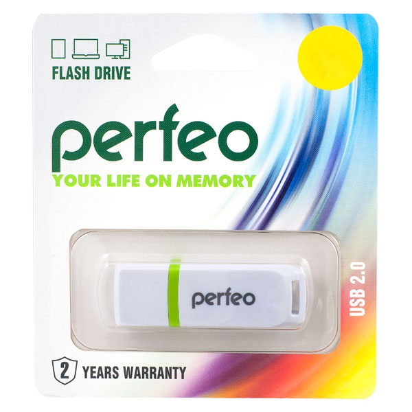 Flash Drive 16GB Perfeo C11 White