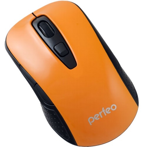Мышь беспров Perfeo PF-966-OR CLICK USB оранж. 4 кнопки