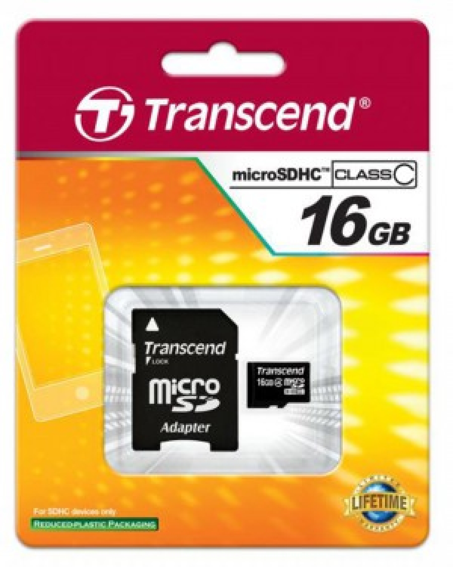 Micro SDHC 16 GB Transend Class10