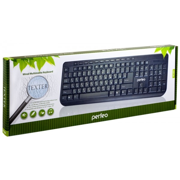 Клавиатура USB Perfeo PF-004 TEXTER