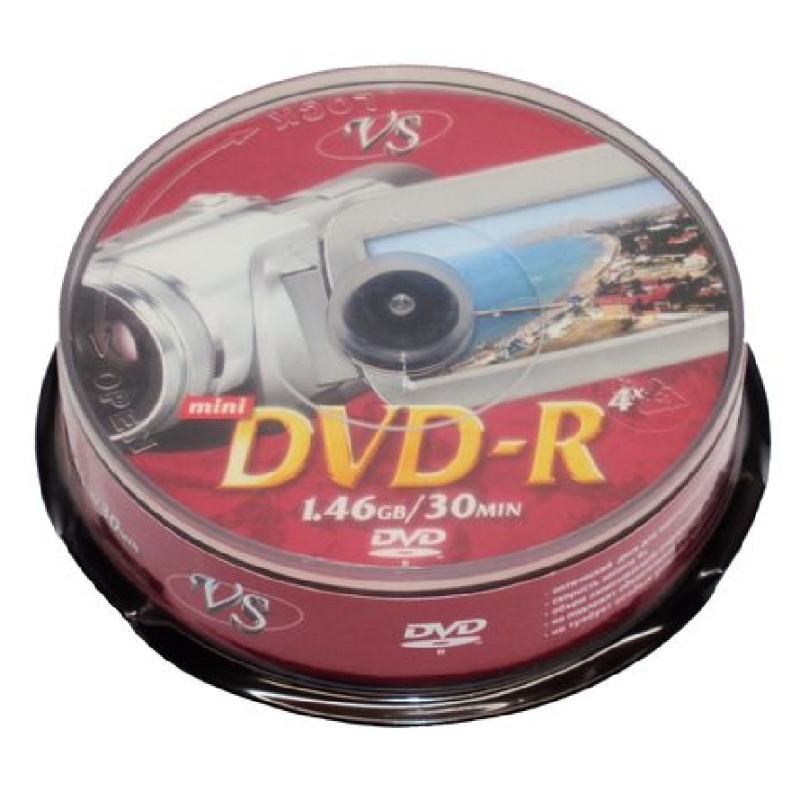 mini DVD-R 1.4GB VS Case 10