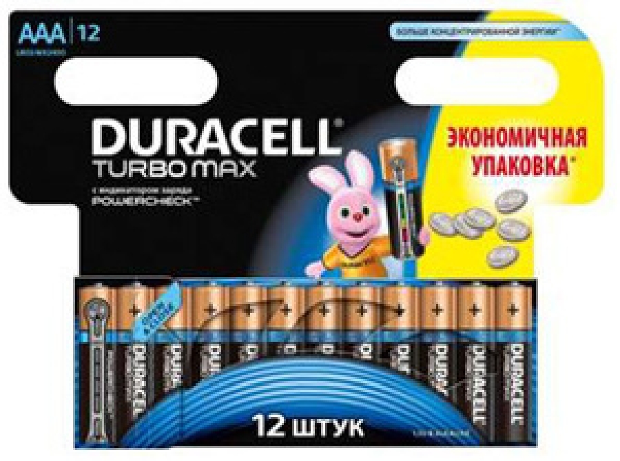 Батарейка Duracell LR03-12BL TURBO