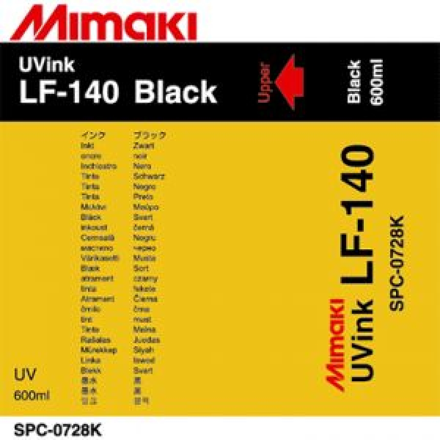 УФ чернила Mimaki LF-140 UV LED, 600мл, Black