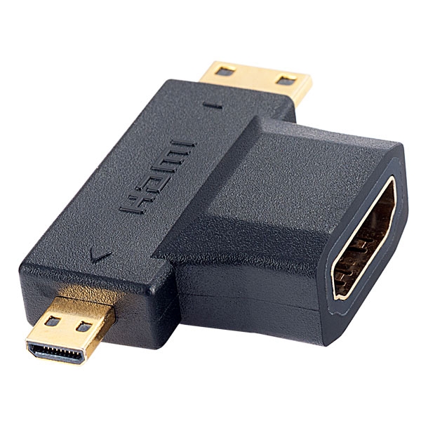 Переходник HDMI(вилка)-micro/miniHDMI Perfeo (А7006)