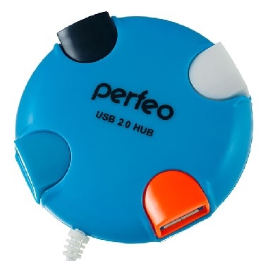 USB-хаб Perfeo PF-VI-H020 Blue