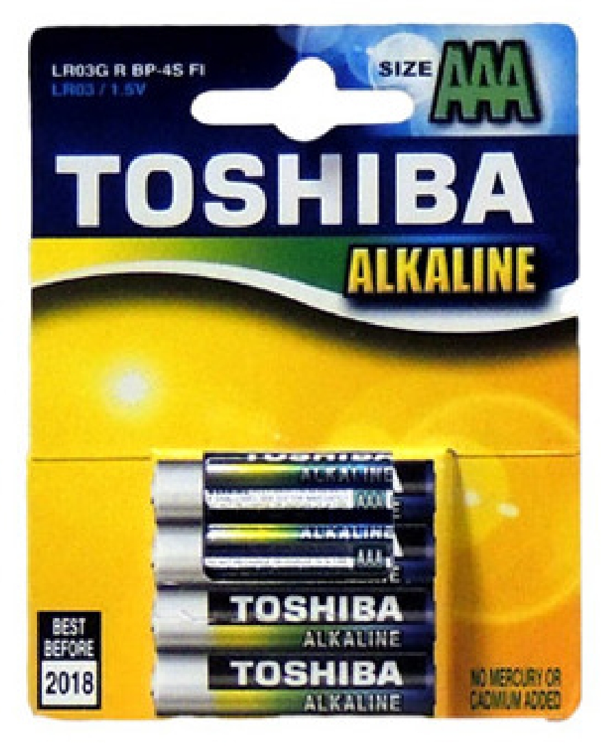 Батарейка Toshiba LR03 4BL