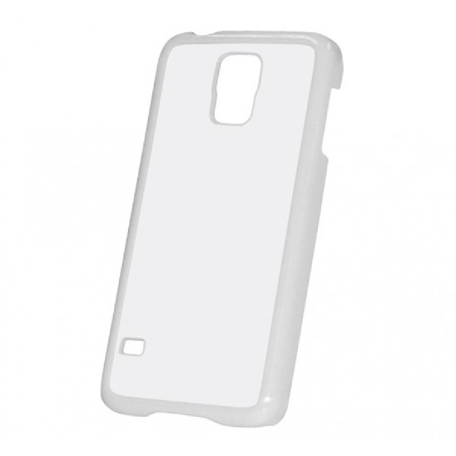 2D Чехол пластиковый для Samsung Galaxy S5 прозрачный (со вставкой под сублимацию)