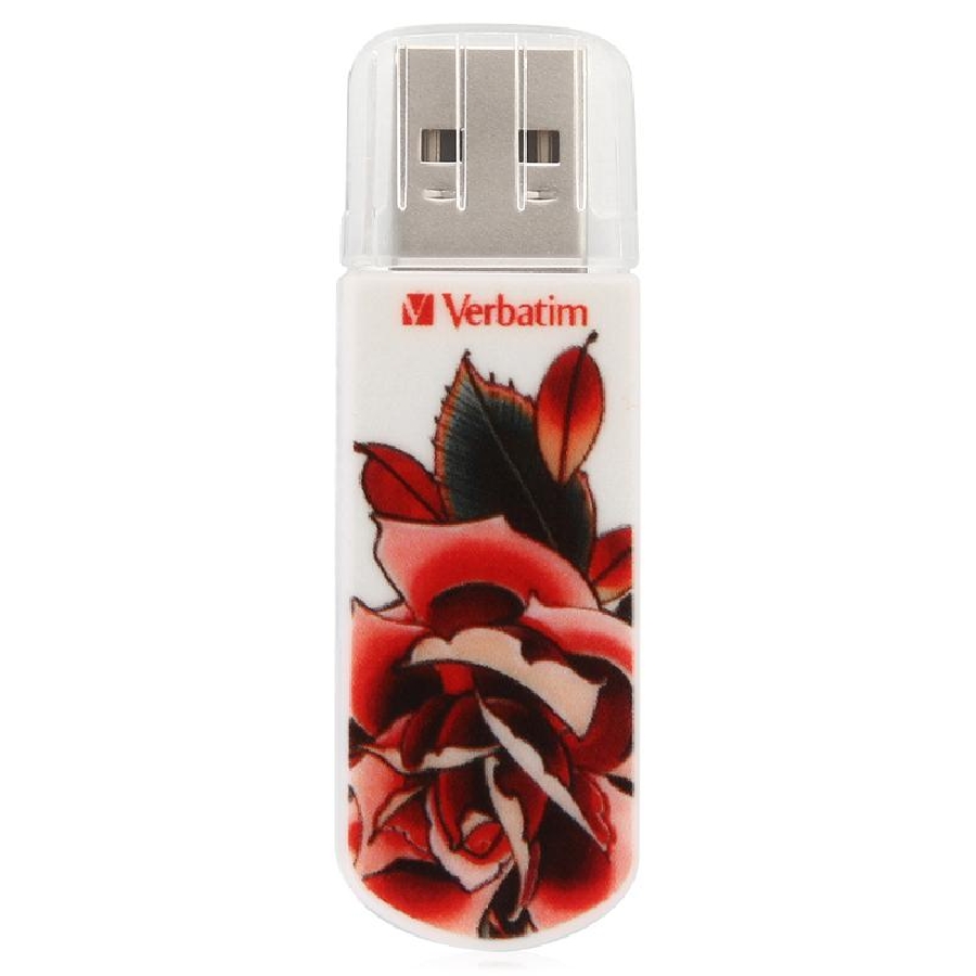 Flash Drive 16GB Verbatim Mini Tattoo Edition Rose