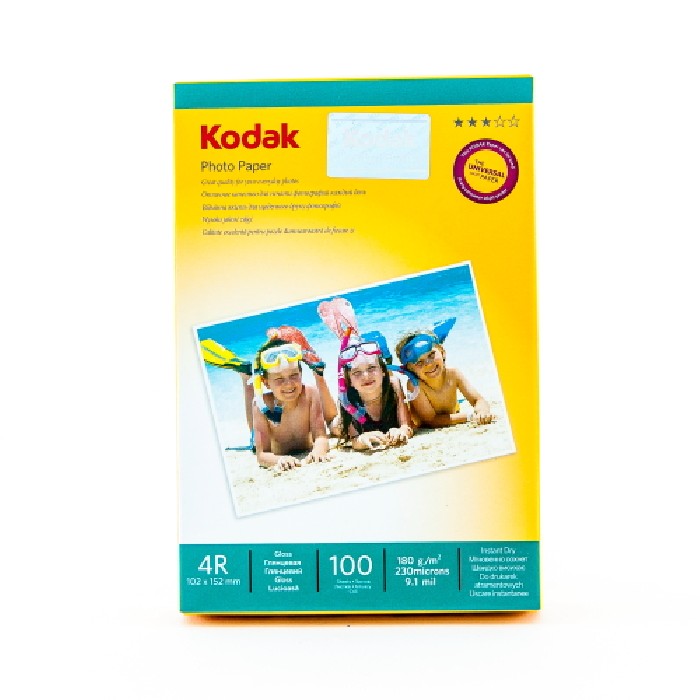 10*15 180 г/м 100л глянцевая  Kodak