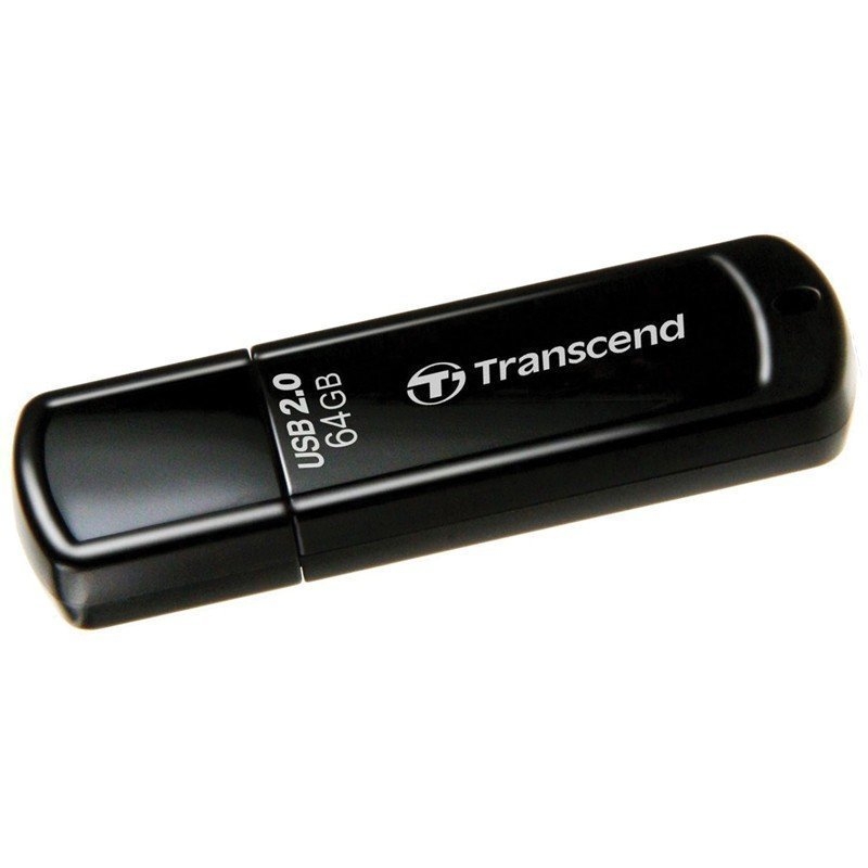 Flash Drive 64GB Transcend JetFlash 350, USB 2.0, Черный TS64GJF350