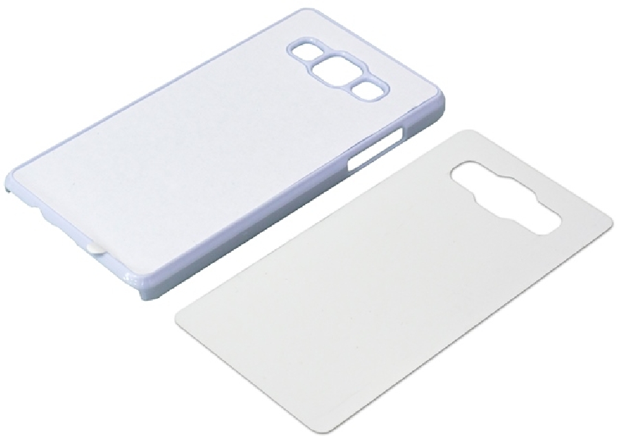 2D Чехол пластиковый для Samsung Galaxy E5 белый (со вставкой под сублимацию)